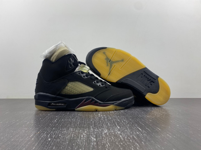 a ma maniére x air jordan 5 “black” fd1330-001