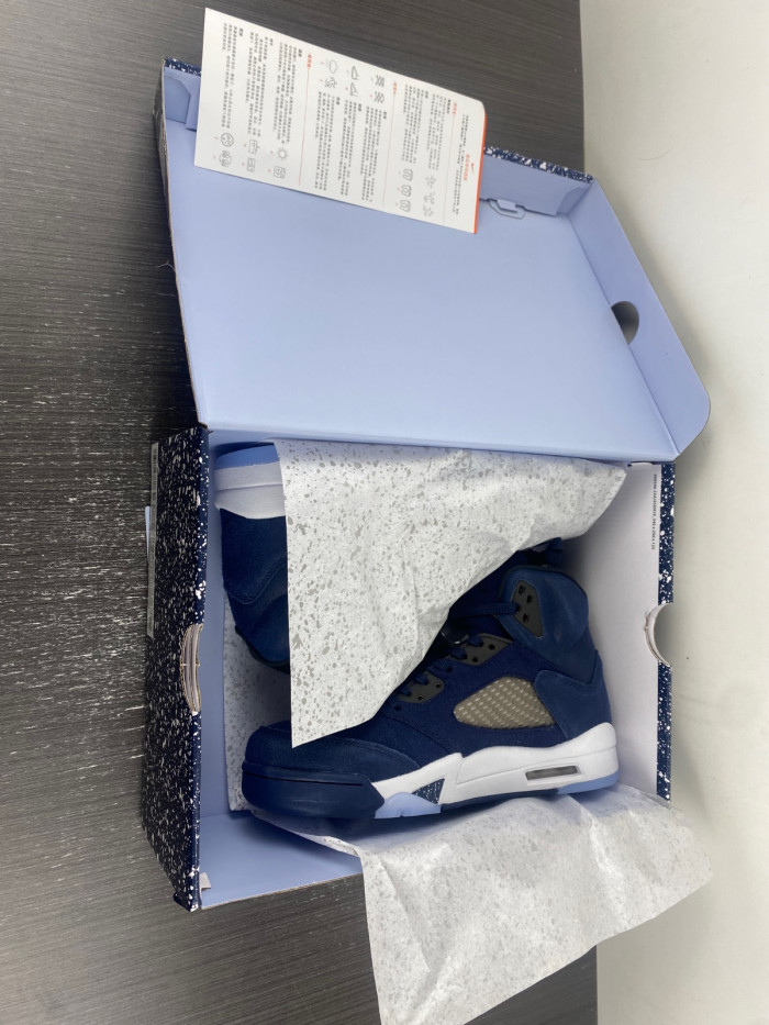 air jordan 5 “midnight navy” fd6812 400