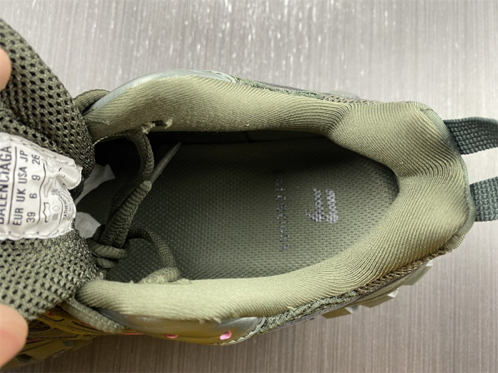 blcg defender sneaker in dark green mesh and nylon yu8907-5698362