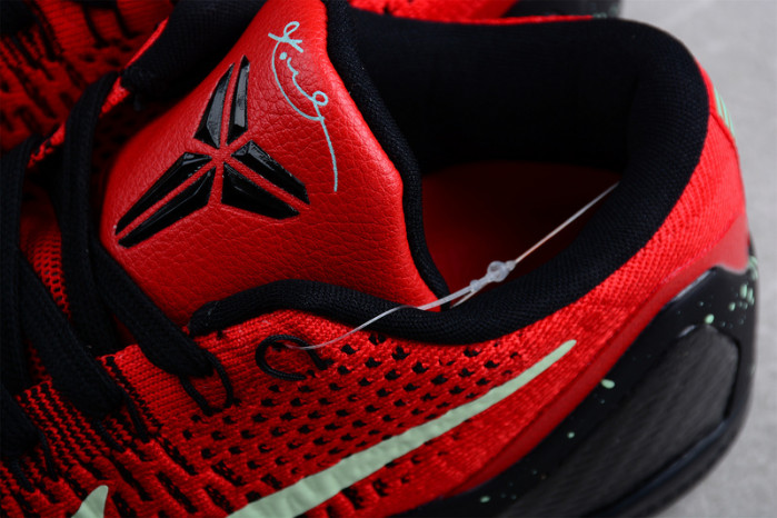 nike kobe 9 elite low university red - 639045-600