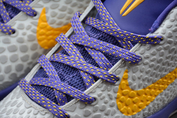 nike kobe 6 vi white/purple-yellow cw2190-104