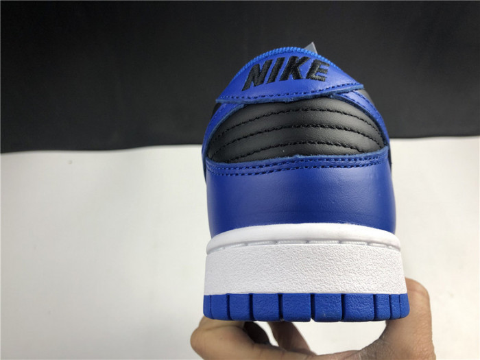 nike dunk low retro black hyper cobalt (2021) dd1391-001