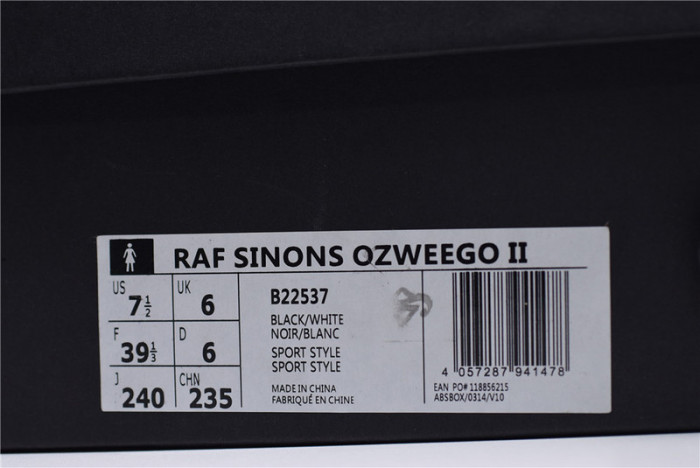 a*d*i*s ozweego 3 raf simons cream white core black b22537